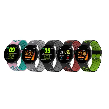 

W8 Smartwatch Women Men Blood Pressure Monitor Clock Round Waterproof Sport Smart Bracelet Heart Rate Tracker Intelligent Watch