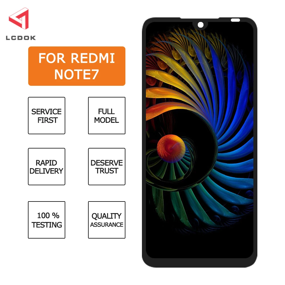 Качество AAA ЖК-дисплей для Xiaomi Redmi Note 7 Pro ЖК-дисплей с сенсорным экраном дигитайзер сборка панели запасные части ЖК-дисплей с рамкой