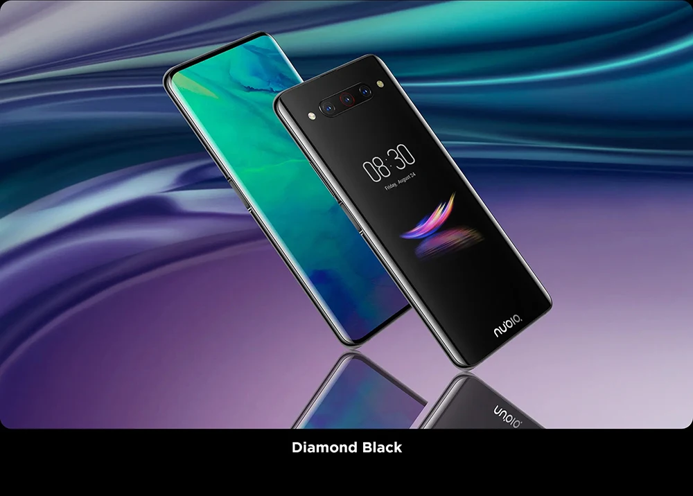 Глобальная версия мобильного телефона zte Nubia Z20 8 Гб 128 ГБ, двойной экран Snapdragon 855 plus, четыре ядра, 4000 мАч, 3 камеры заднего вида, смартфон