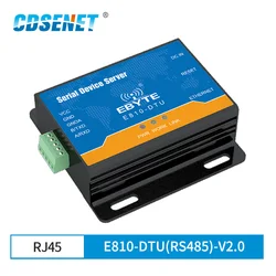Modem émetteur récepteur sans fil, Port série RJ45 vers Ethernet, Module TCP UDP 100M Duplex complet E810 DTU(RS485) V2.0 