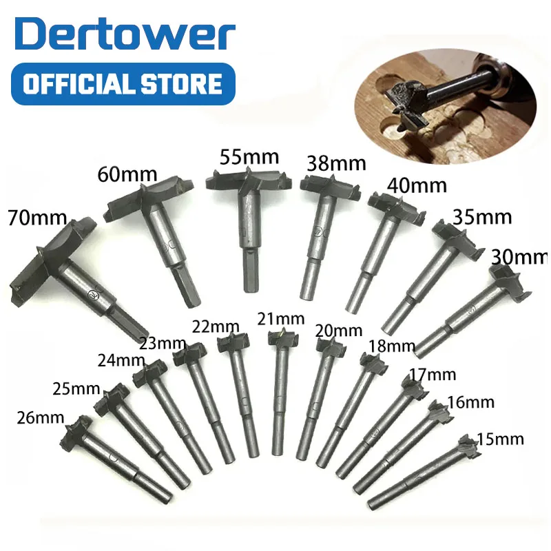 Forstner Wood Drill Bit Self Centering Hole Saw Cutter Woodworking