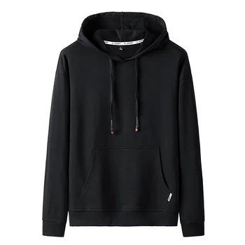 

Hoodies Casual Sweatshirt Men Solid Hoody Men Long Sleeves Black White Blue Red Man Hoodie Streetwear Men's Hooded Sweatshirt