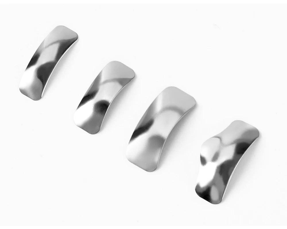 50 Teile/schachtel AZDENT Dental Metall Matrizen Schnitt Konturierte Matrix Nachfüllen Bilden Blatt Harz Klemmen Trennring Zahnmedizin – Detail 7