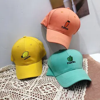 

New all-purpose hat for children fruit carrot strawberry watermelon plain baseball hat for boys and girls baby cap