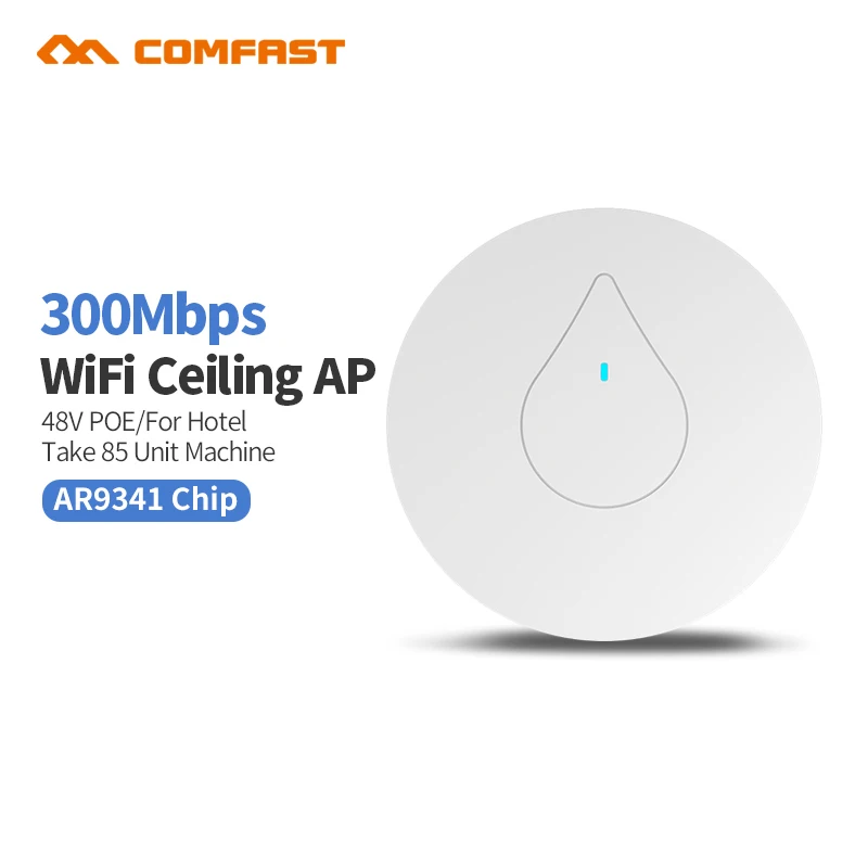 COMFAST CF-E350N через стену Мощный 300 м Крытый потолок AP 48 В Poe адаптер Wi fi точка доступа маршрутизатора мост усилитель сигнала AP