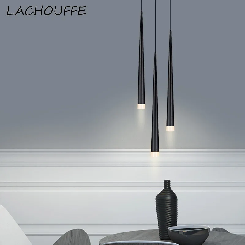 

Nordic Simple Led Pendant Lights Modern Cone Shape Hanging Lamp for Bar Dining Room Coffee Indoor Decor Lamps Fixture Luminaire