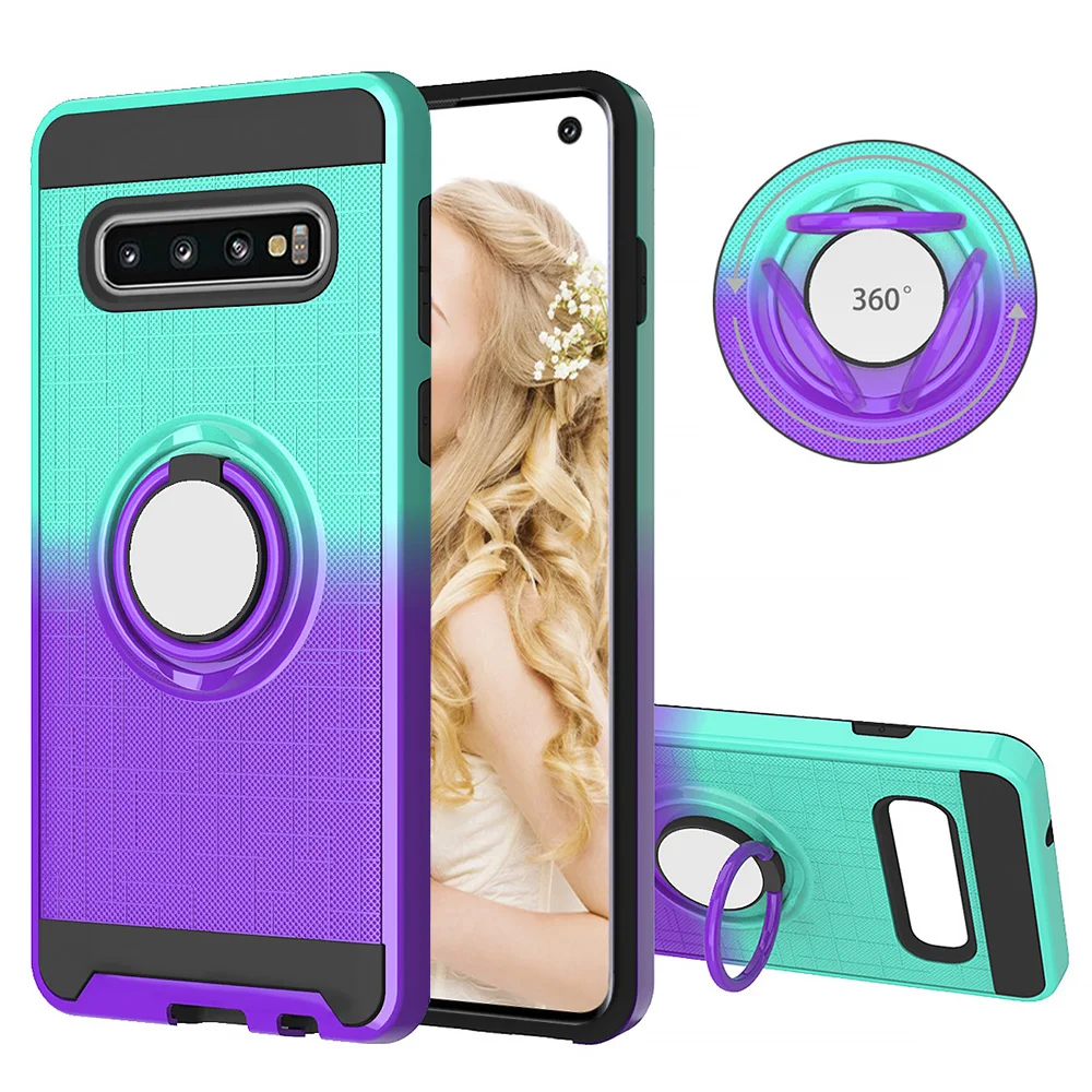 Чехол-накладка для Samsung Galaxy S9 S10 Plus S10e Lite Note 9 2 в 1 | Мобильные телефоны и аксессуары