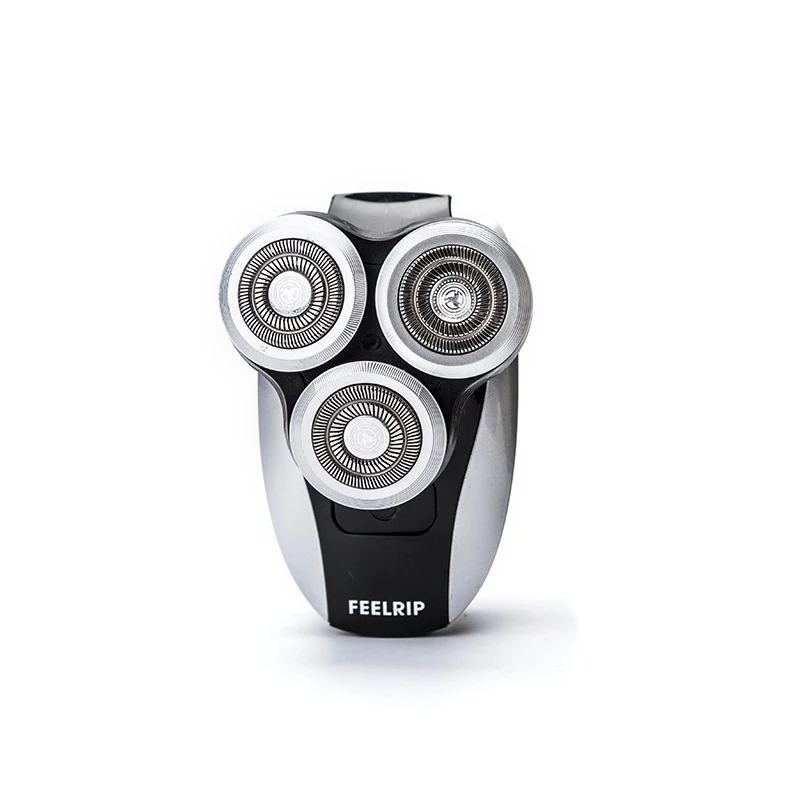 Silver Новые 3 головки электрического бритвенного станка Ricoh бритья Для мужчин 4D Водонепроницаемый USB Перезаряжаемые многофункциональная бритва - Цвет: Silver