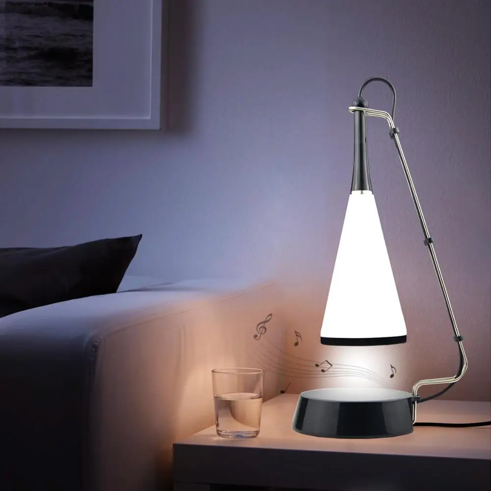 LED Book light for Chid student study room bedroom, Reading desk table lamp with clip holder, Music Bluetooth bulb Night lamp