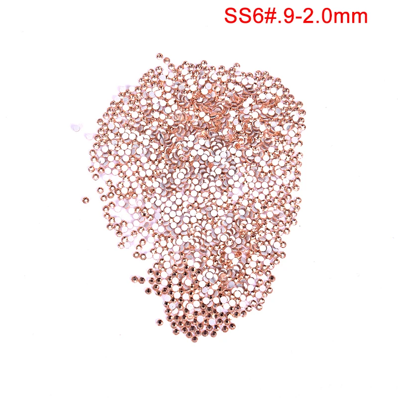 1Bag Fix Rhinestones For Nail Art Decoration Shoes And Dancing Decoration Super Glitter Flatback Multicolor Non Hot - Цвет: A3