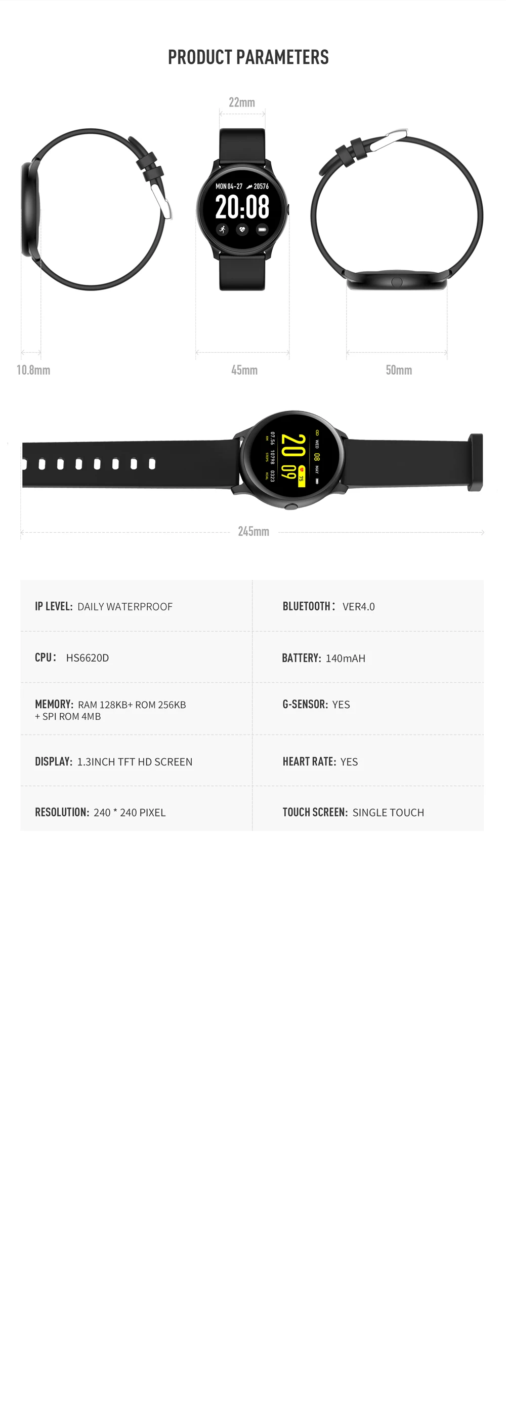 KW19 Смарт-часы GPS трекер фитнес-активности браслет умный Браслет-шагомер крови Давление здоровье браслет greentiger умные часы