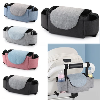 

Multi-function Baby Stroller Organizer Diaper Bags Waterproof Polyester Baby Diaper Bottle bag Nappy Bag baby bags for mom
