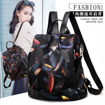 

2019 New Oxford Backpack Fashion Summer Travel Backpack Women Leisure Bag Women