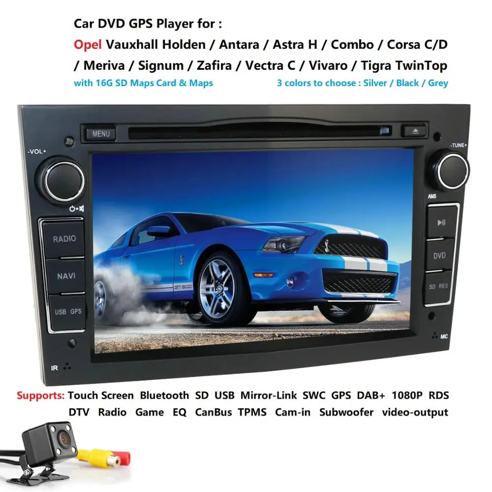 Автомагнитола 2 din для Vauxhall Opel Astra H G Vectra Antara Zafira Corsa стерео система с DVD радио