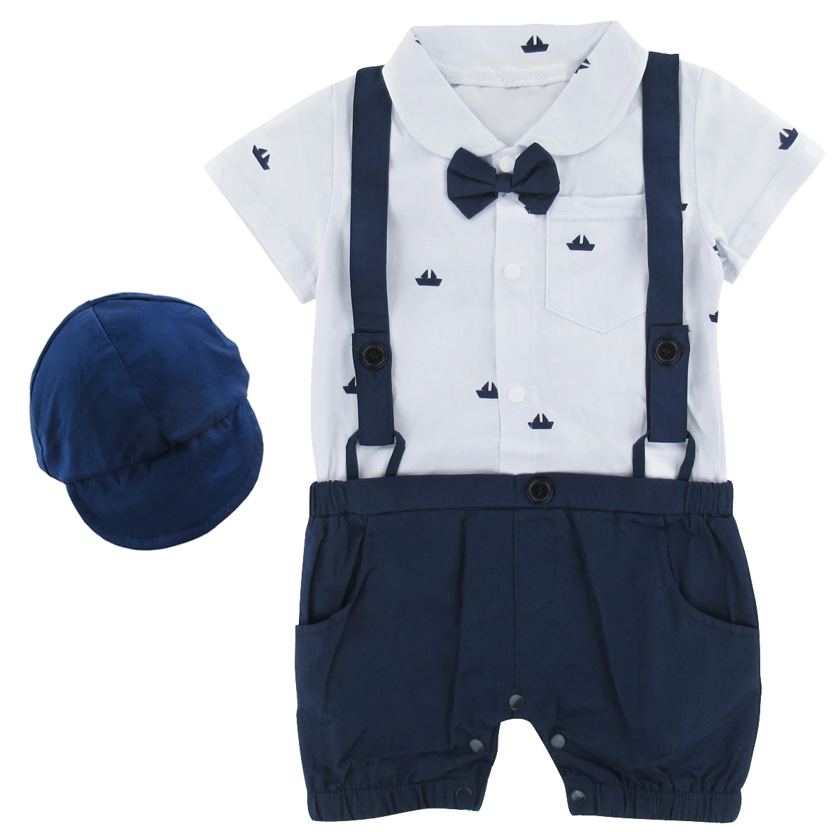 Baby Boy Gentleman Romper Infant Spring 