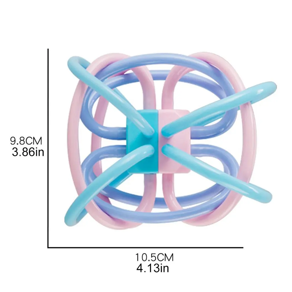 Детский Прорезыватель для зубов, От 0 до 1 года, Детские зубные палочки, резиновый колокольчик, детский резиновый мяч