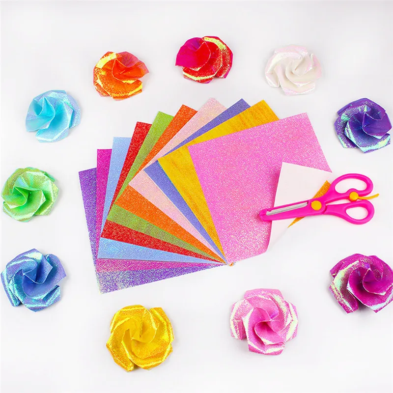 1 пакет(50 шт) цветок Квиллинг бумажные полоски Красочные оригами DIY бумажные ремесло Сделай Сам бумажные ручные ремесла детская полоса для бумаги