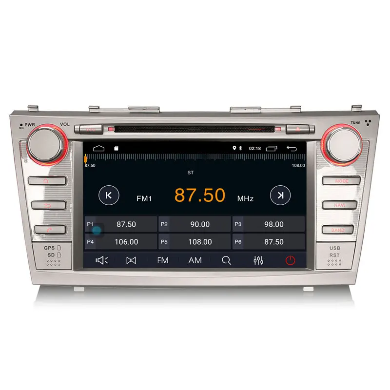 CarExc Android 9,0 автомобильный Muiltmedia плеер с CarPlay для Toyota Aurion 2006-2011 Camry 07-09 с системой gps-навигации автомобиля