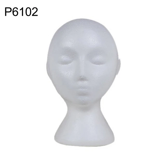 Styrofoam Mannequin Head Model Sunglasses Eyeglass Stand Hat Cap Display Holder 2