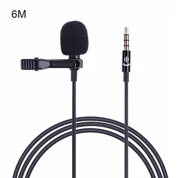 

Mobile Phone Camera Collar Clip Microphone 3.5mm Interface Outdoor Live Broadcast Interview Microphone Karaoke Microphone