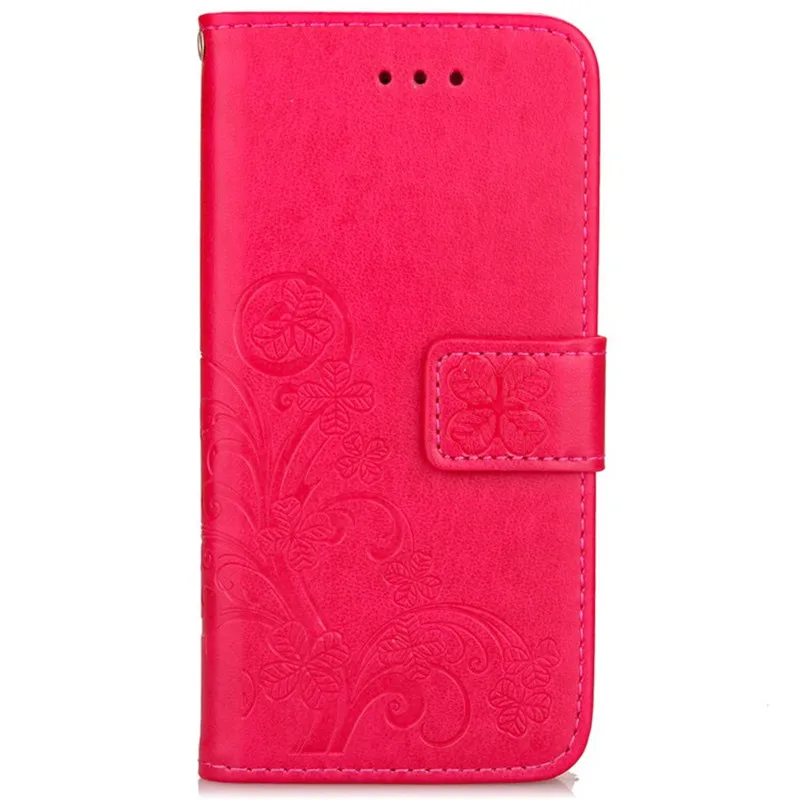 2Red Кожаный чехол-бумажник для zte Blade V7 Lite V6 Max D6 X7 Z7 Z9 Mini M2 Lite V9 V10 Vita цветочный флип-чехол - Цвет: 2Red