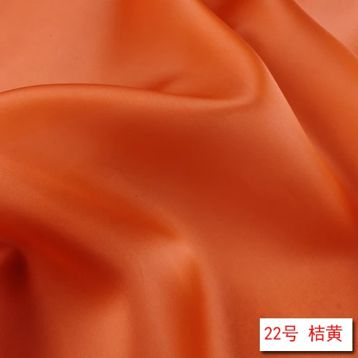 140 см широкая чистая натуральная ткань шелковая, из органзы сатин 30 сплошной цвет тутового жесткое платье с длинным шлейфом юбка Материал шитье 14momme - Цвет: 50cm.lot