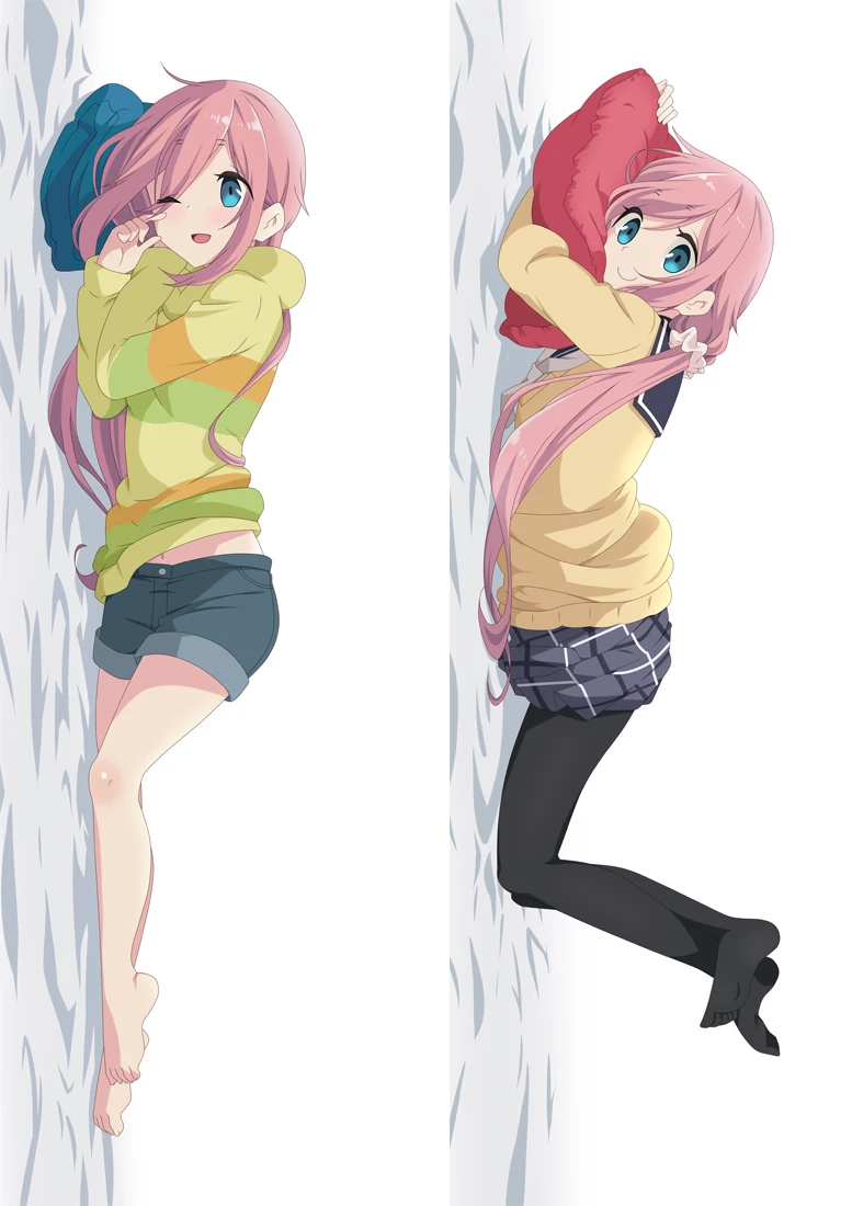 

Anime Cartoon Yuru Camp Sexy Body Hugging Pillows Cases Cover Pillowcase Poszewki Dakimakura Cosplay Pillow 910056