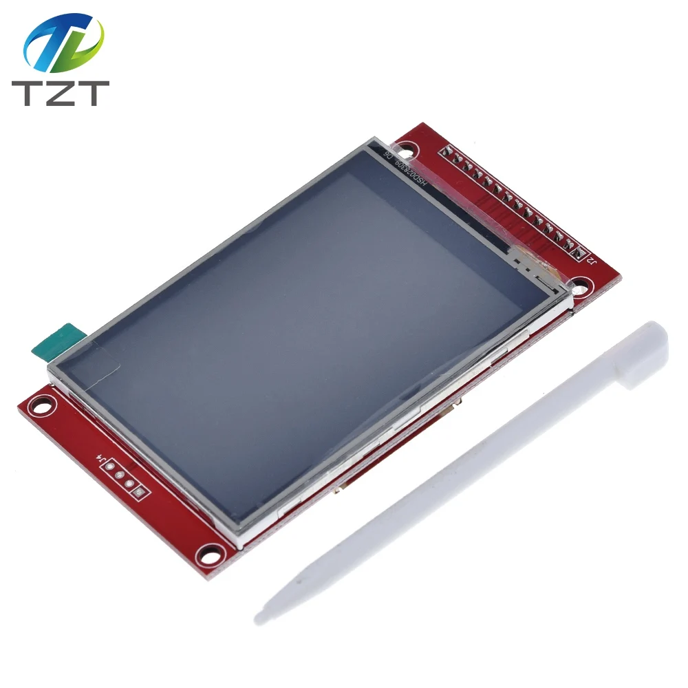 Умная Электронная 240x320 2," SPI TFT lcd Сенсорная панель модуль последовательного порта с PCB ILI9341 5 V/3,3 V 2,8 TFT с сенсорным для arduino