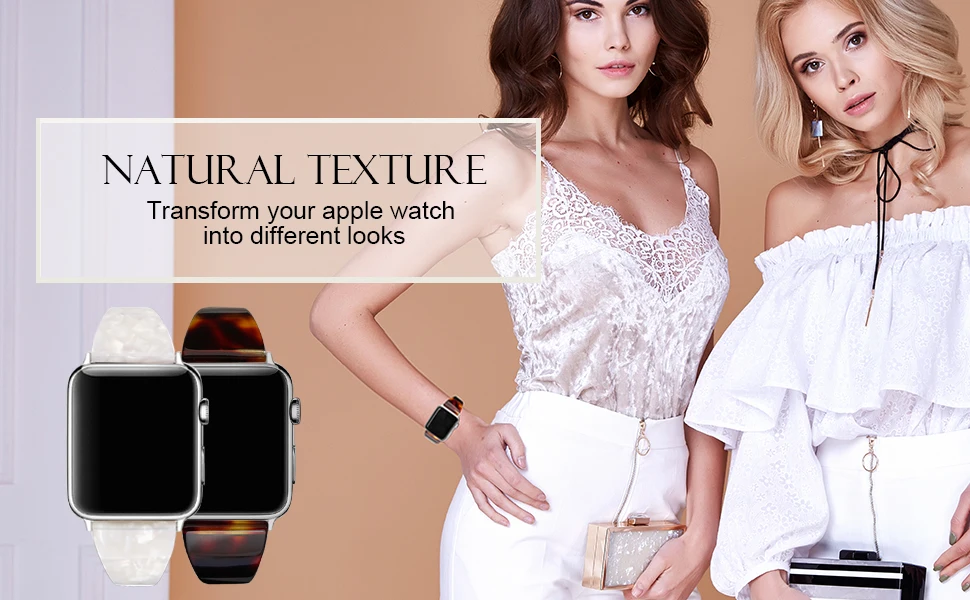 Резиновый ремешок для Apple Watch 42/44/40/38 мм Нержавеющая сталь браслет спортивные петли для наручных часов iwatch серии 5/4/3/2/1 smart watch band