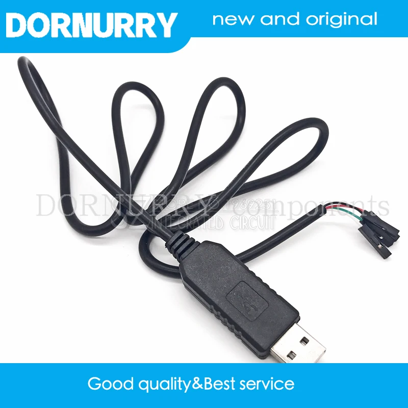 

1pcs 1m USB To RS232 TTL UART PL2303HX Auto Converter USB to COM Cable Adapter Module new dornurry