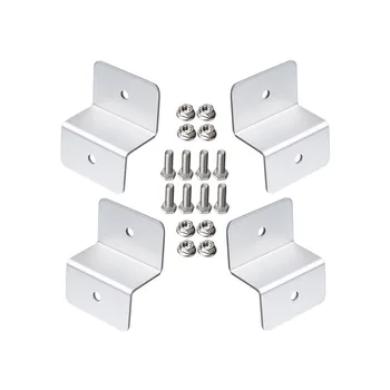

Accessories Solar Panel Z-shaped Flat Roof Caravan Lightweight Useful Motorhomes Aluminum Alloy RV Boat Mounting Bracket Set