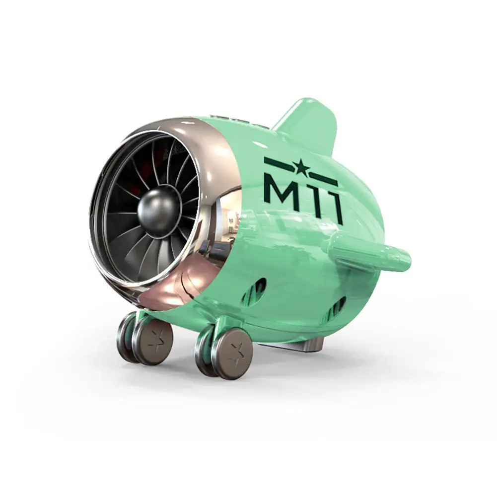 M11 Bluetooth динамик маленький самолет синий аудио цифровой смарт динамик открытый сабвуфер Bluetooth Портативный - Color: Green
