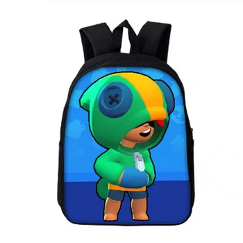 

Cool School Bag Game hero Leon Print School Backpack for Teenager Boys Orthopedic Kids Schoolbag Cartoon Mochilas