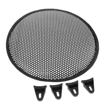 12inch Subwoofer Speaker Steel Mesh Round Grill Protective Auto Car Woofer Grilles Box Cover