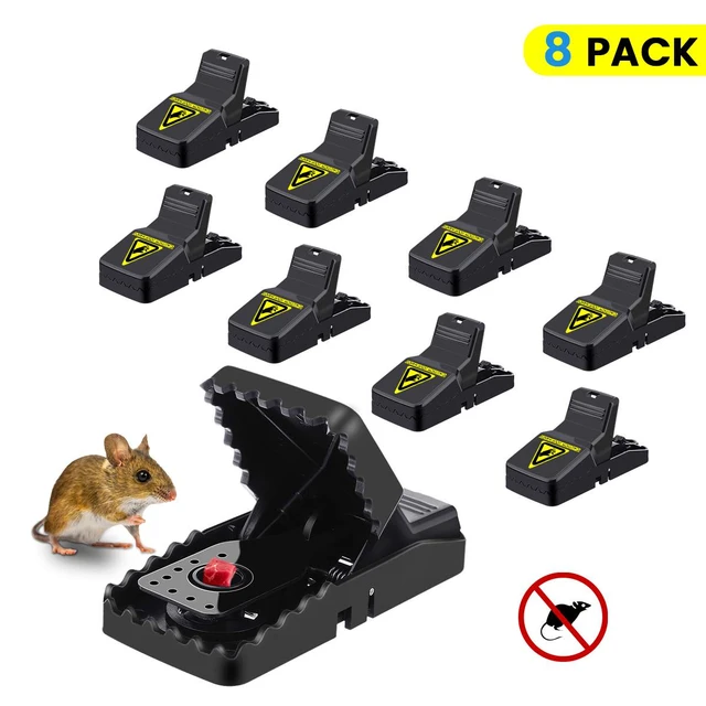 Mouse Trap Rat Traps Indoor Small Reusable Powerful Mouse Traps Bait Cup  Powerful Bites Effectively Lures Catches Mice Traps