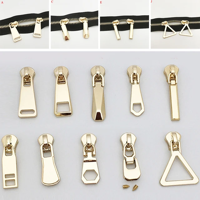 1Pcs 5# Size Instant Fix Zipper Repair Kit Replacement Zip Slider Teeth Rescue New Design Zippers Sewing Clothes Zipper Head