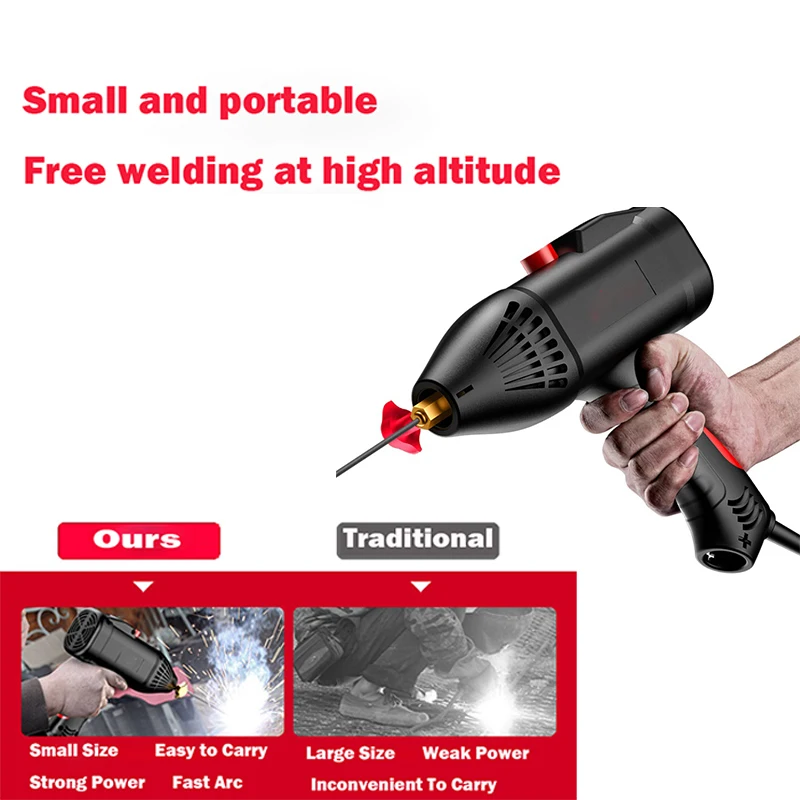 3000W Handheld Portable Arc Welding Machine Electric Welding Machine Automatic Digital Intelligent Current Regulated 110-220V