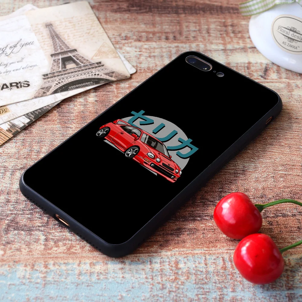 For iPhone Celica GT - Four (red) soft TPU border Apple iPhone Case iphone 6 cardholder cases