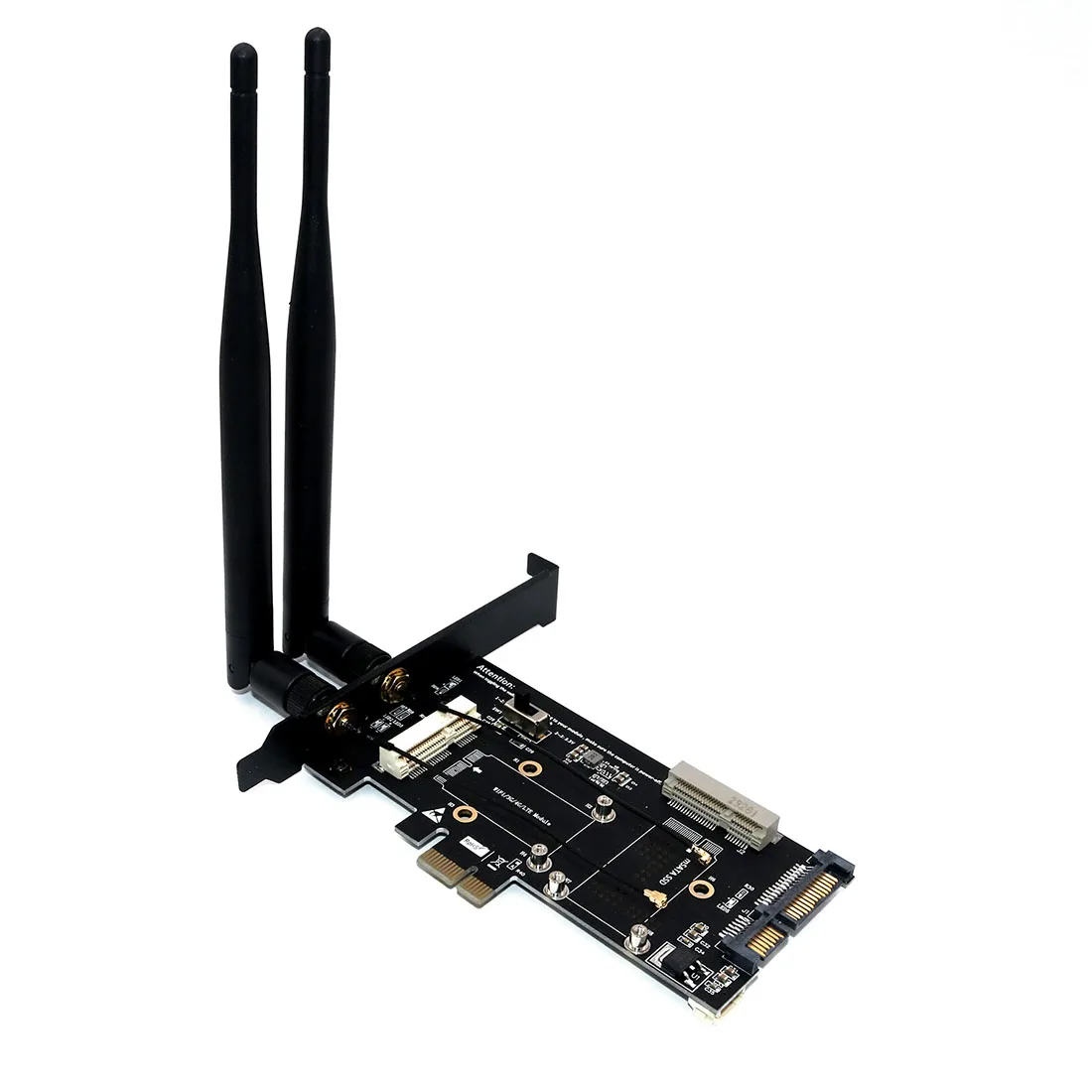 PCI-E WiFi адаптер Mini PCI-E к PCI-E сетевая карта mSATA SSD к SATA 2,5 адаптер со слотом для sim-карты для 3g/4G/LTE WiFi адаптер