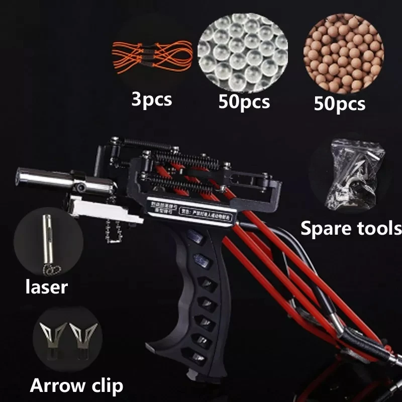 

Outdoor Laser New Slingshot G5 Crossbow Hunting Slingshot Catapult With Arrow Clip Laser Slingshot Accessories For Catch Fish