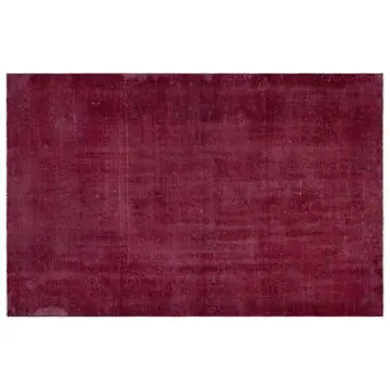 

Handmade Red Vintage Overdyed Turkish Area Rug 168x261 Cm-5'6''X8'7''