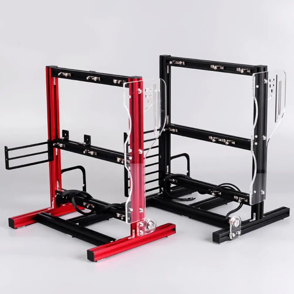 ATX/M-ATX/ITX открытое шасси вертикальный разгон открытая алюминиевая рама шасси открытая алюминиевая рама DIY компьютер