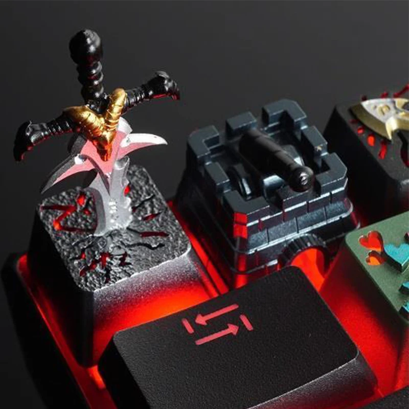 Аксессуары для клавиатуры Dota Frostmourne колпачки ключей ESC OEM подсветка алюминиевые