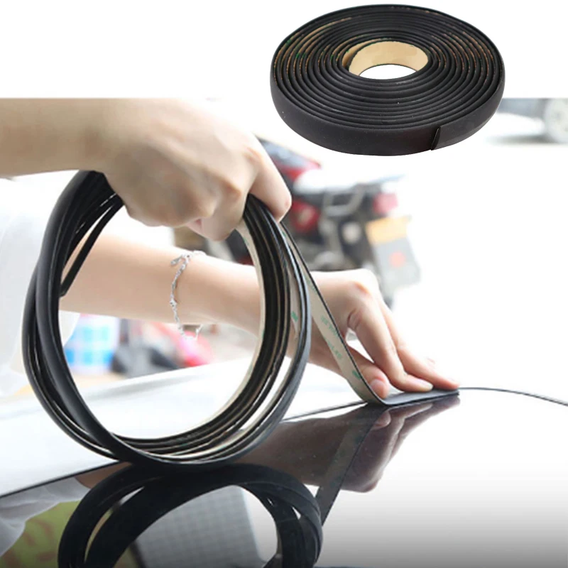

3m Car Rubber Seal Strips Auto Seal Protector Sticker Window Edge Windshield Roof Sealing Strip Noise Insulation Accessories