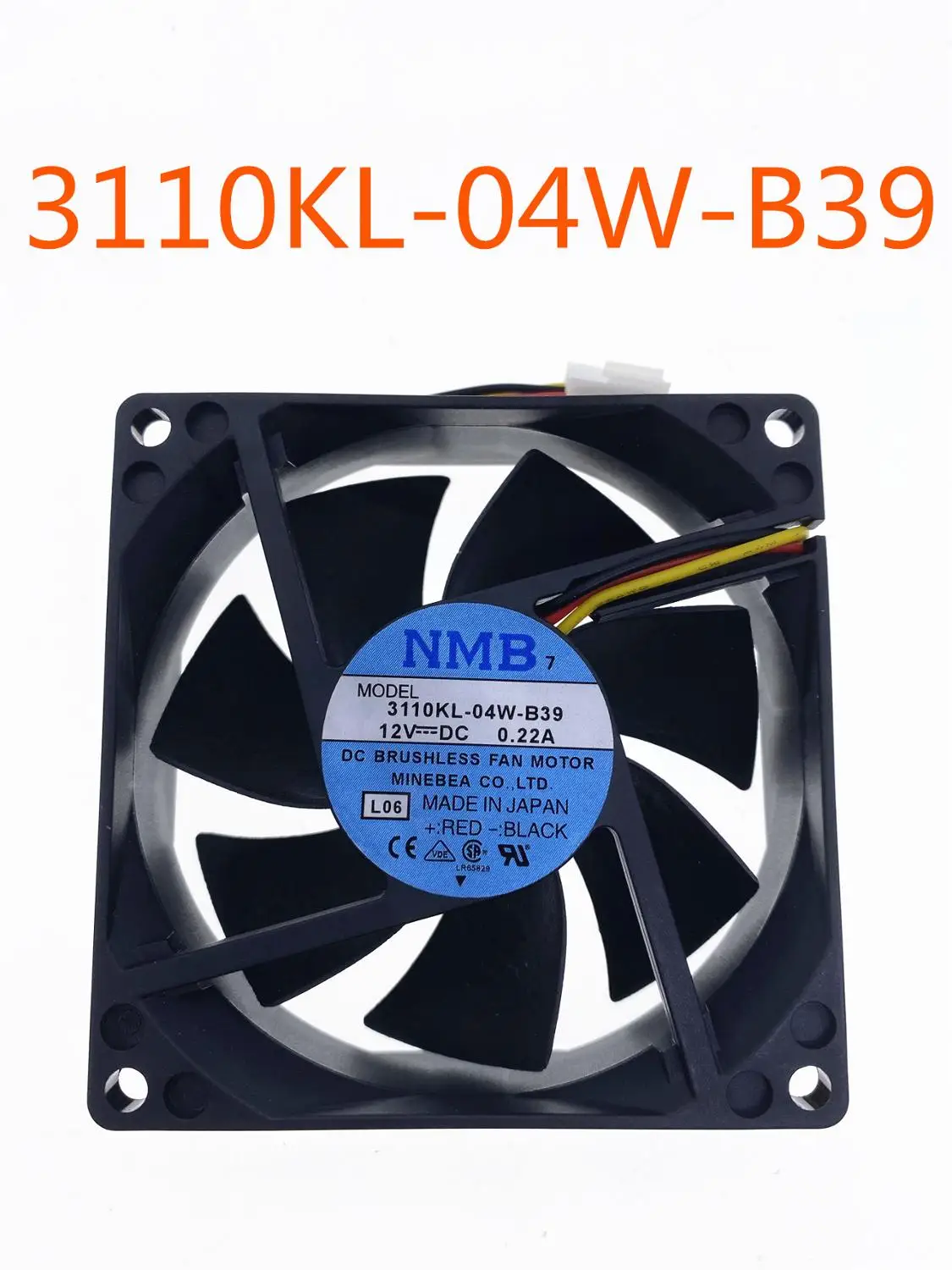 Для NMB-MAT 3110KL-04W-B39 P02 DC 12V 0.22A 80X80X25mm Сервер вентилятор охлаждения | Электроника