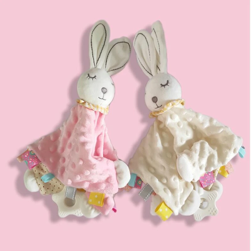 Детские игрушки-полотенце плюшевое удобное полотенце Soothe Appease полотенце s Lovely Rabbit Elephant Bear комфортное одеяло для новорожденных