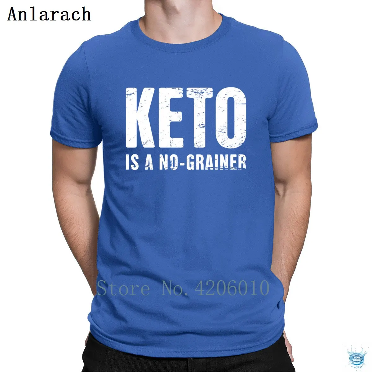 Keto Is A No Grainer, футболка, Классический Топ, футболка с буквенным принтом, футболка с круглым воротником для мужчин, умный, милый Принт