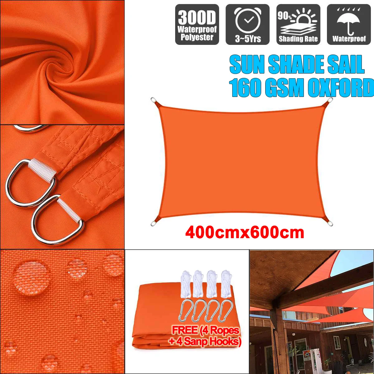 Orange 4x6m