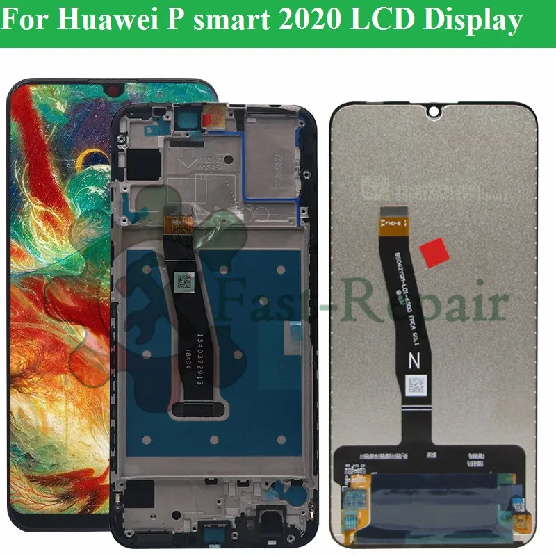 Original Ecran Display LCD Complet Noir Pour Huawei P Smart 2021 PPA Lx2 Peppa L21b Huawei