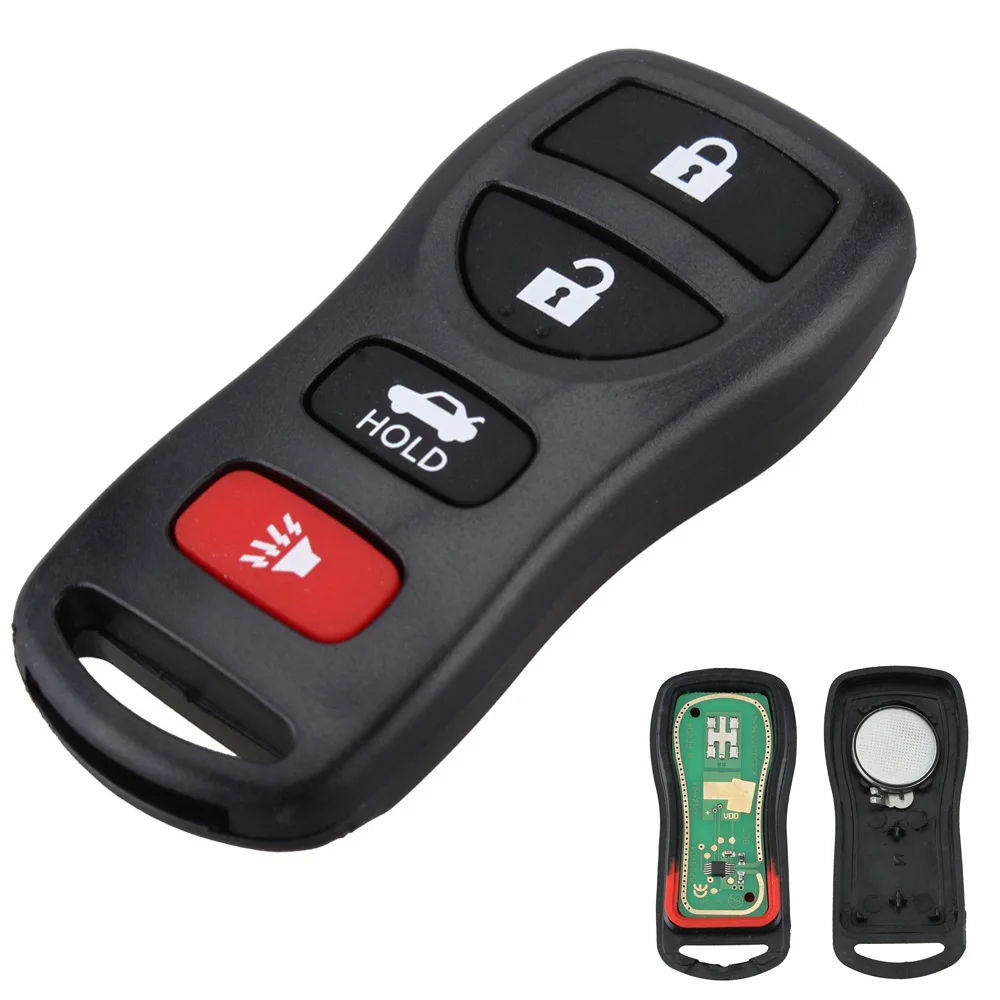 

315MHZ 4 Buttons Auto Car Keyless Entry Remote Control Keys Fob Clicker Replacement KBRASTU15 for Infiniti / Nissan 2002-2011